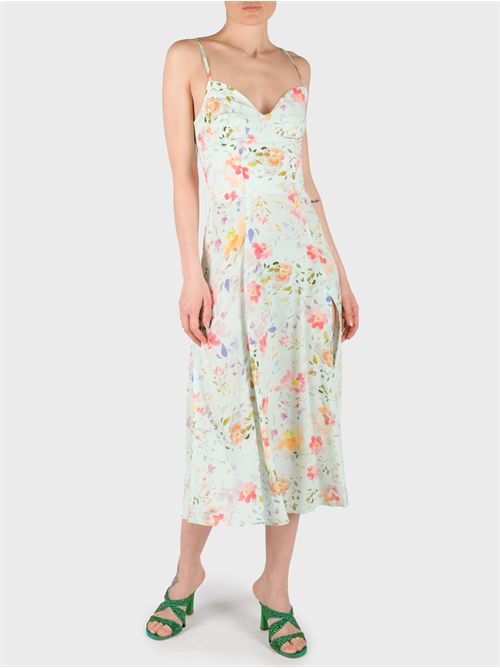 Crêpe Midi Dress with Thin Straps and Shaped Bust MAR DE MARGARITAS | MMABW01166TMFI0025VE59